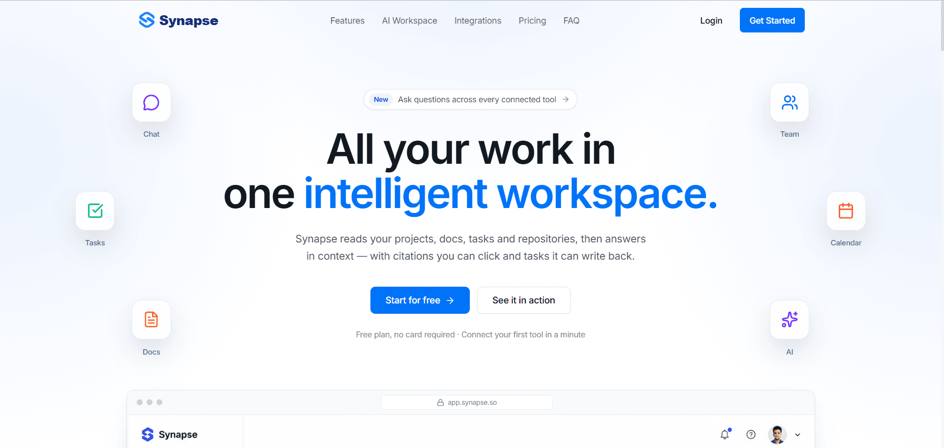 Synapse - AI Workspace Platform